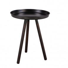 Odkládací / noční stolek Stave, 42,5 cm, černá - 1