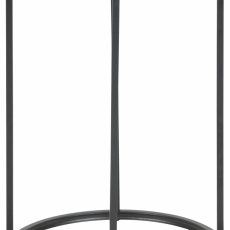 Odkladací / nočný stolík Aida, 40 cm, čierna - 2