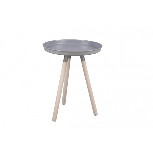 Odkladací / nočný stolík Stave, 42,5 cm, sivá - 1