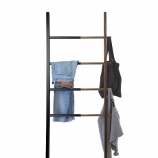 Odkladací rebrík Herbert, 150 cm, drevo/čierna - 3