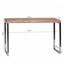 Odkladací stôl Guna, 120 cm, masív agát - 4
