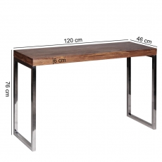 Odkladací stôl Guna, 120 cm, masív Sheesham - 3