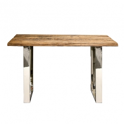 Odkladací stôl z recyklovaného dreva Woodsen, 130 cm