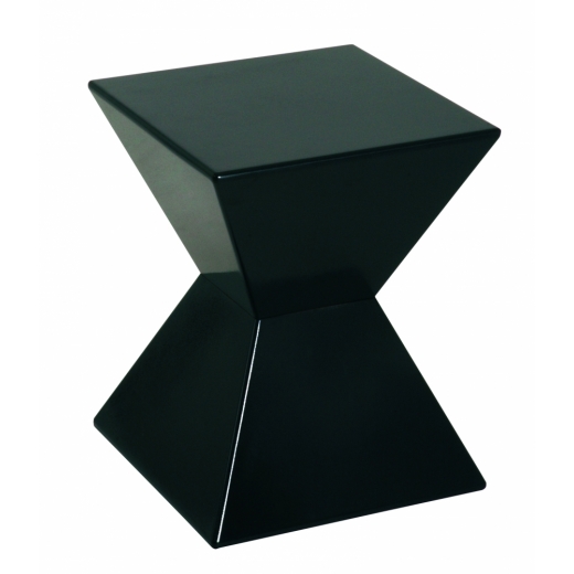 Odkládací stolek Abbi, 43 cm, černá - 1