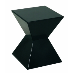 Odkládací stolek Abbi, 43 cm, černá