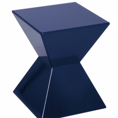 Odkládací stolek Abbi, 43 cm, perleťová černá - 1