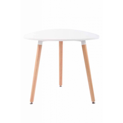 Odkládací stolek Abenra, 80 cm, bílá - 1