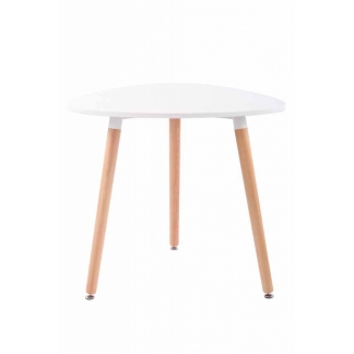 Odkládací stolek Abenra, 80 cm, bílá