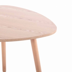Odkládací stolek Abenra, 80 cm, přírodní - 4