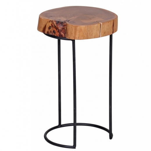 Odkládací stolek Akola, 28x45 cm, masiv akát - 1