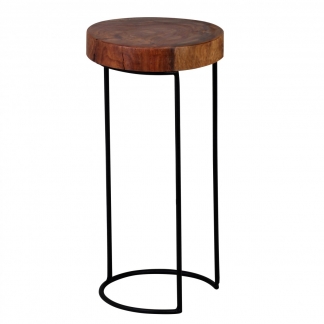 Odkládací stolek Akola, 28x55 cm, masiv Sheesham