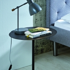 Odkládací stolek Angie, 115 cm, černá - 3