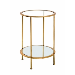 Odkládací stolek Anite I, 55 cm, zlatá