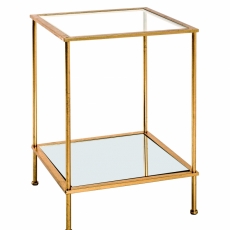 Odkládací stolek Anite II, 55 cm, zlatá - 1