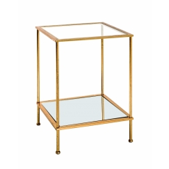 Odkládací stolek Anite II, 55 cm, zlatá