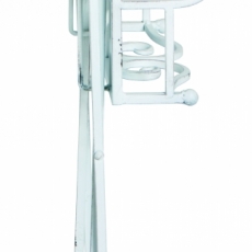 Odkládací stolek Antik, 77 cm, bílá - 2