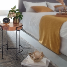 Odkládací stolek Antu, 35 cm, masiv akát - 4