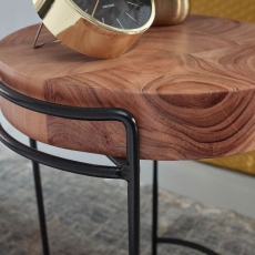 Odkládací stolek Antu, 35 cm, masiv akát - 6