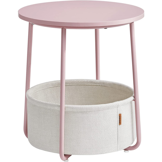 Odkládací stolek Arnolad, 45 cm, růžová - 1