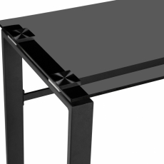 Odkládací stolek Artie, 110 cm, černá - 5