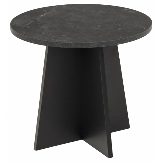 Odkládací stolek Axis, 50 cm, černá - 1