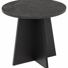 Odkládací stolek Axis, 50 cm, černá - 1