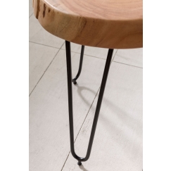 Odkládací stolek Bagli, 30 cm, masiv akát