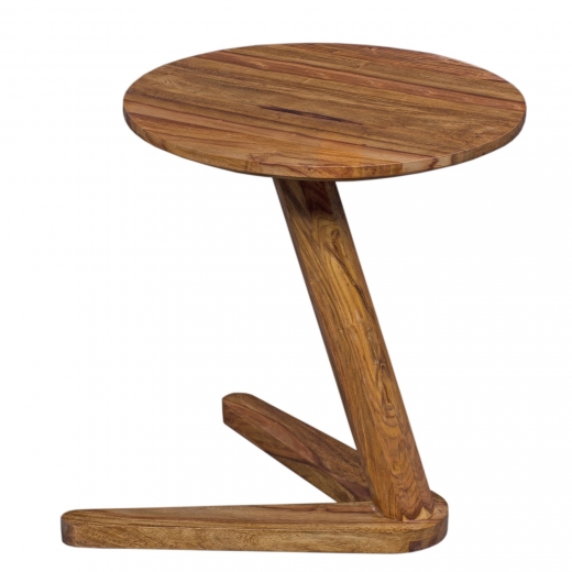 Odkládací stolek Boha, 45 cm, masiv Sheesham - 1