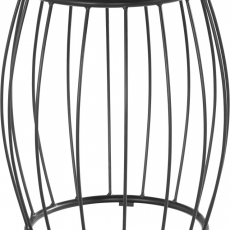 Odkládací stolek Cega, 45 cm, černá - 2