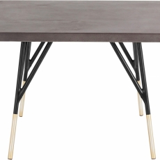 Odkládací stolek Clin, 70 cm, černá - 3