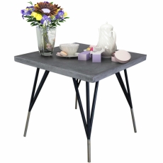 Odkládací stolek Clin, 70 cm, černá - 4