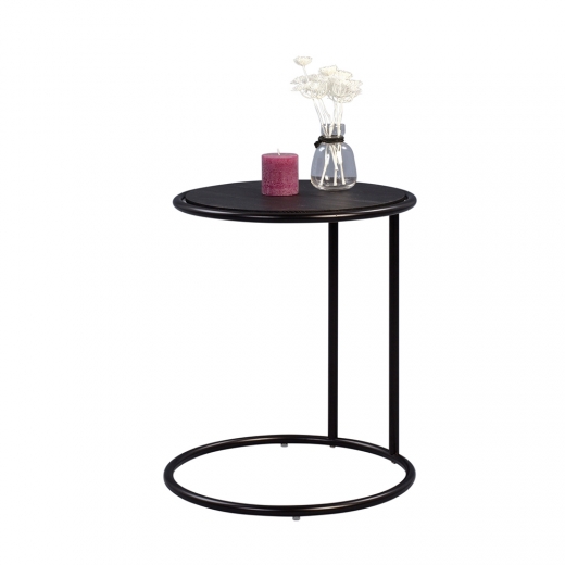 Odkládací stolek Dexter, 45 cm, černá - 1