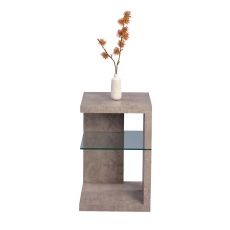 Odkládací stolek Domingo, 60 cm, beton - 2