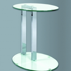 Odkládací stolek Donn, 50 cm, chrom - 2
