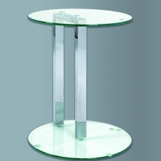 Odkládací stolek Dozz, 50 cm, chrom - 2