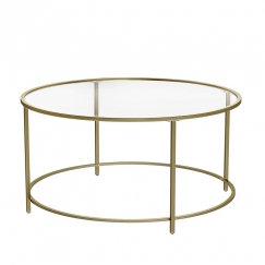 Odkládací stolek Einat, 84 cm, zlatá