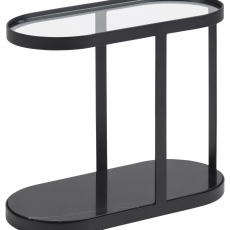 Odkládací stolek Elki, 56 cm, černá - 4