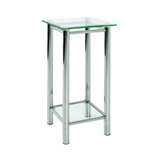 Odkládací stolek Embu, 72 cm, čiré sklo - 1