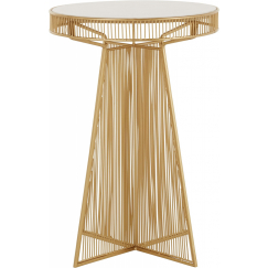 Odkládací stolek Emry, 41 cm, zlatá