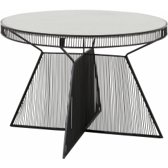 Odkládací stolek Emry, 77 cm, černá