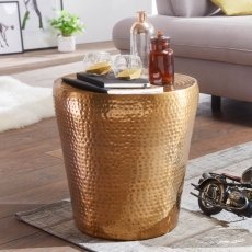 Odkládací stolek Enoa, 41 cm, zlatá - 2