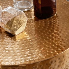 Odkládací stolek Enoa, 41 cm, zlatá - 5