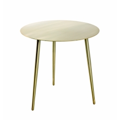 Odkládací stolek Fabio I, 45 cm, zlatá