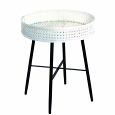 Odkládací stolek Feril, 53 cm, béžová / černá - 1