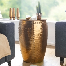 Odkládací stolek Fio, 62 cm, zlatá - 2