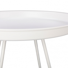Odkládací stolek Foden, 42 cm, bílá - 2