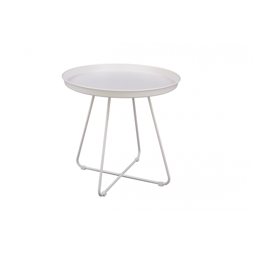 Odkládací stolek Foden, 50 cm, bílá - 1