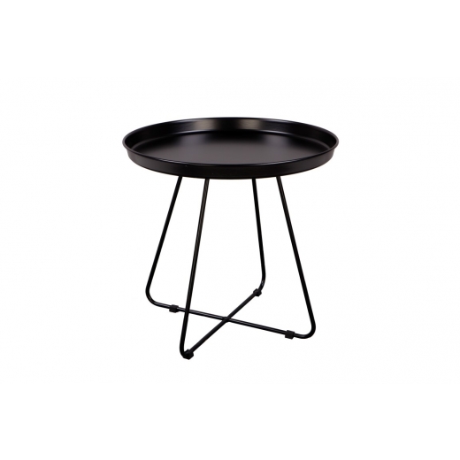 Odkládací stolek Foden, 50 cm, černá - 1
