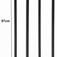 Odkládací stolek Helle, 97 cm, masiv akát - 4