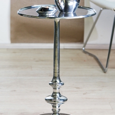Odkládací stolek hliníkový Bubble, 40 cm - 1